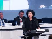 Minister Annemie Turtelboom spreekt op stakeholder meeting van Fuel Cells and Hydrogen-Joint Undertaking